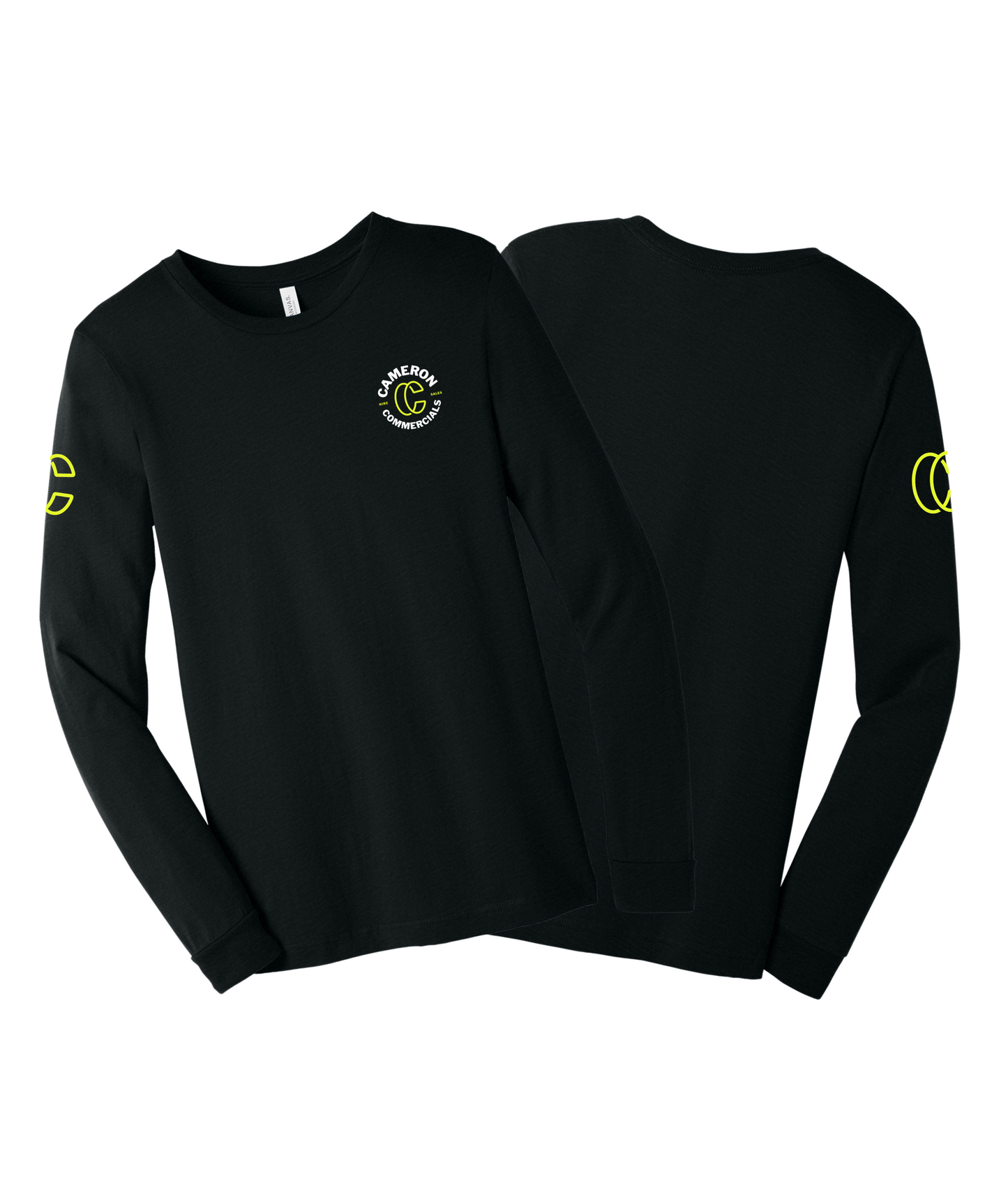 CC BC Unisex Heather CVC Long Sleeve Tee
